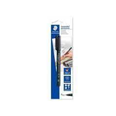 Rotulador staedtler lumocolor retroproyeccion punta de fibrapermanente 317-9 negro punta media redonda 0.8-1 mm pack 10 unidades