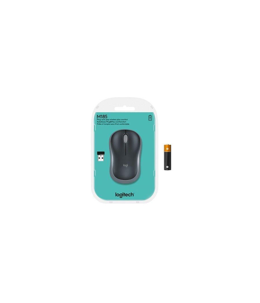 Logitech M185 ratón RF inalámbrico Óptico - Imagen 8