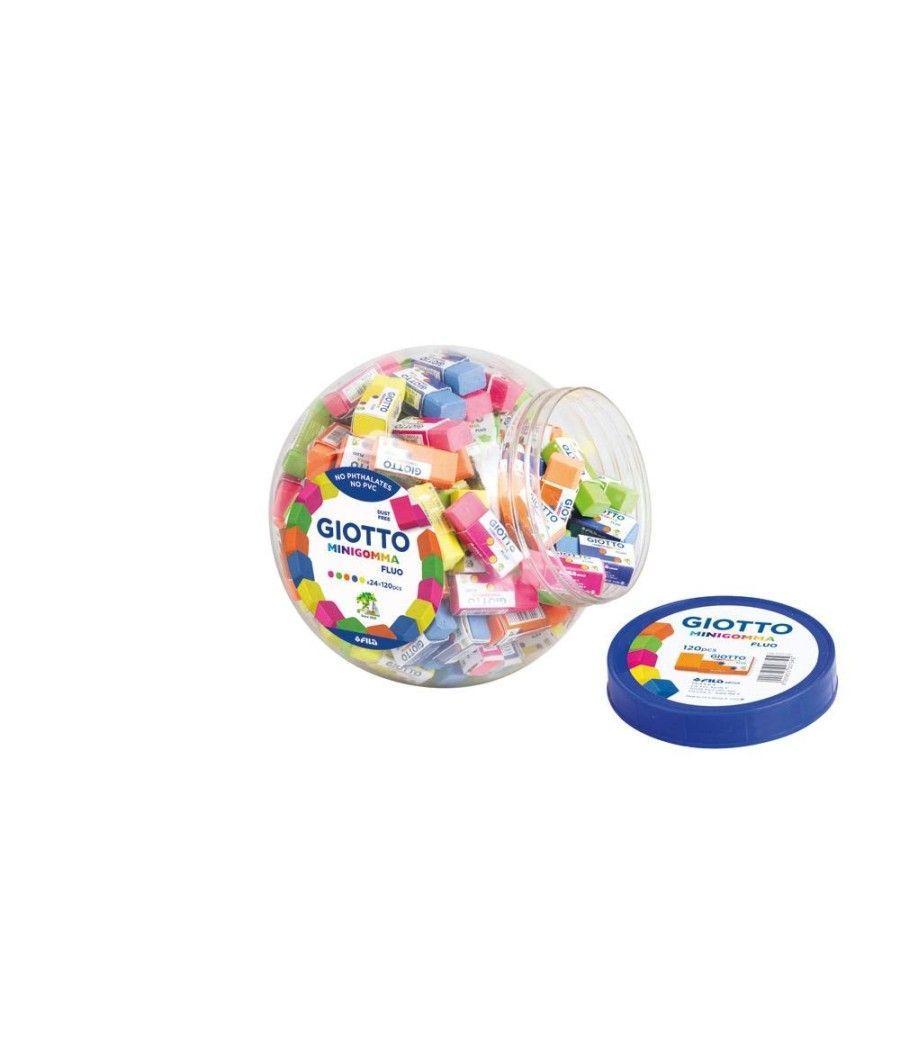 Giotto gomma fluo goma de borrar lapiz tarro -120u- - Imagen 1