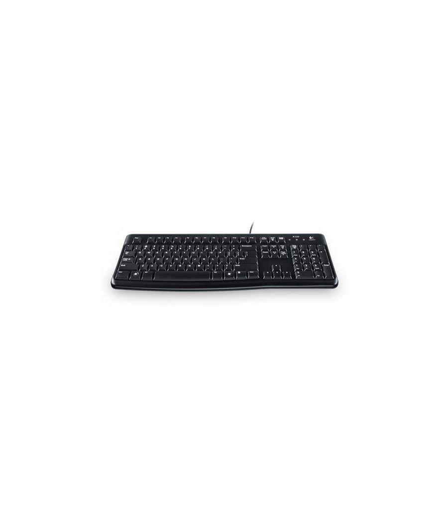 Logitech K120 teclado USB QWERTZ Checa Negro - Imagen 1