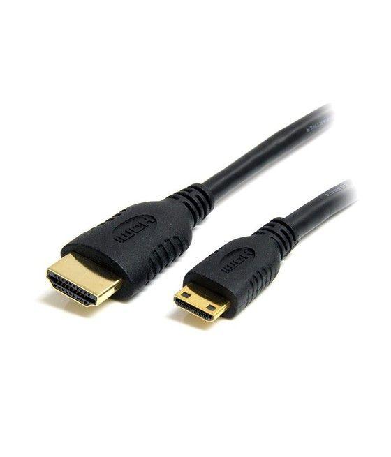 StarTech.com Cable HDMI de alta velocidad con Ethernet 1m - HDMI a Mini HDMI - Macho a Macho - Imagen 1