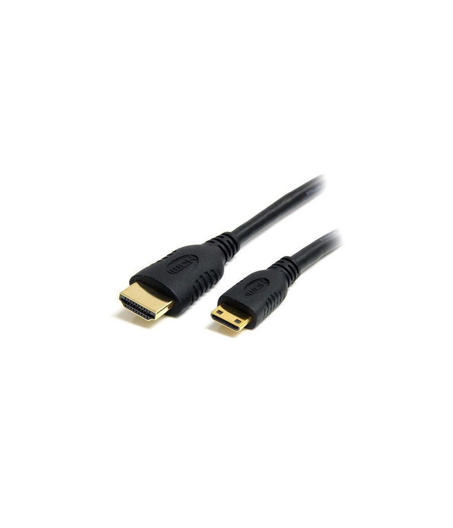 StarTech.com Cable HDMI de alta velocidad con Ethernet 2m - HDMI a Mini HDMI - Macho a Macho - Imagen 1