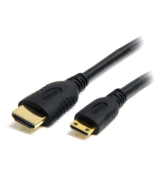 StarTech.com Cable HDMI de alta velocidad con Ethernet 2m - HDMI a Mini HDMI - Macho a Macho - Imagen 2