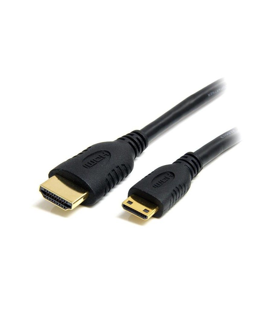 StarTech.com Cable HDMI de alta velocidad con Ethernet 2m - HDMI a Mini HDMI - Macho a Macho - Imagen 2