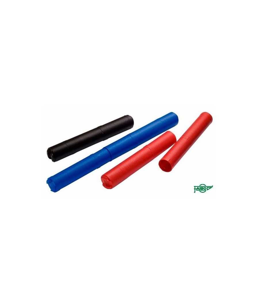 Faibo tubo portaplanos de plÁstico extensible 40 a 75 cm sin bandolera negro - Imagen 1