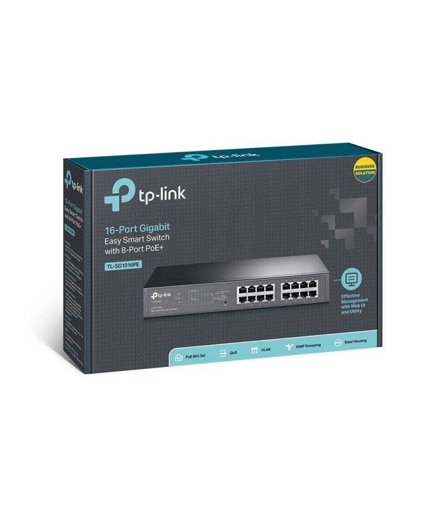 Tp-link tl-sg1016pe switch 16xgb poe+ - Imagen 3