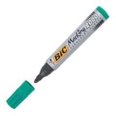 Bic marcador permanente marking 2000 punta redonda verde caja -12u- - Imagen 1