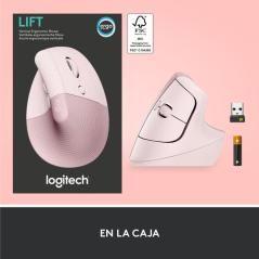 Logitech Lift ratón mano derecha RF inalámbrica + Bluetooth 4000 DPI - Imagen 6