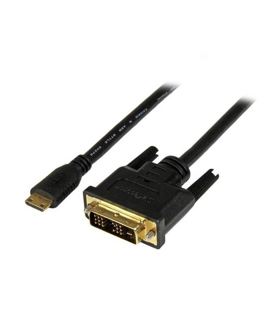 StarTech.com Adaptador Cable Conversor de 1m Mini HDMIa DVI-D para Tablet y Cámara - Imagen 1