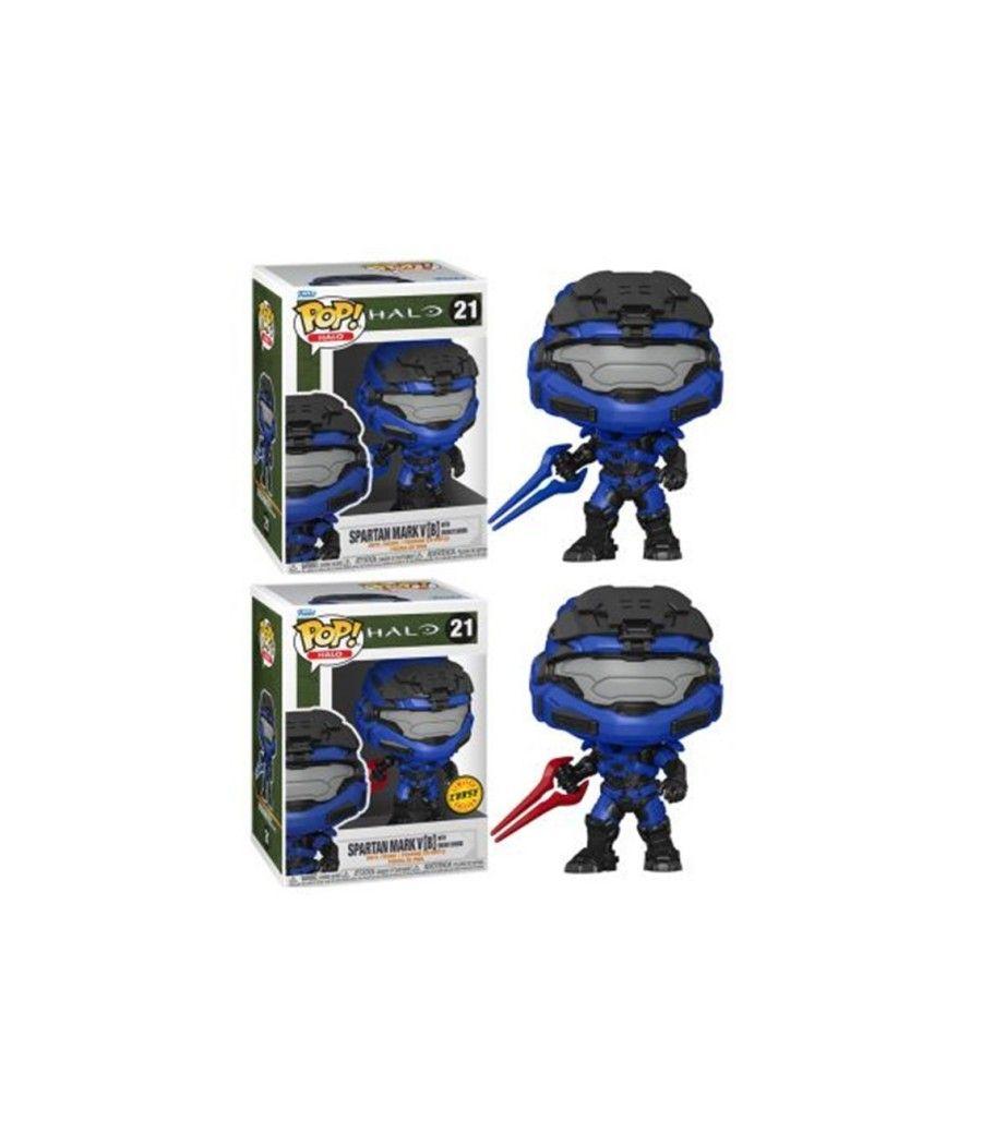 Funko pop videojuegos halo infinite mark v [b] con espada azul con opcion chase 59336 - Imagen 1