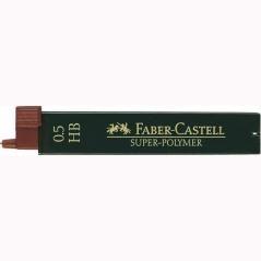 Faber castell estuche de 12 minas 0,5mm hb en blister - Imagen 1