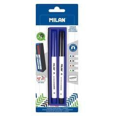 Milan borrador magnÉtico para pizarra blanca + 4 rotuladores blister colores - Imagen 1