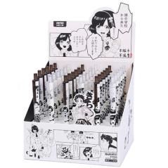 Roymart bolÍgrafo gel japanese manga black & white c/surtidos en expositor de 36 - Imagen 1