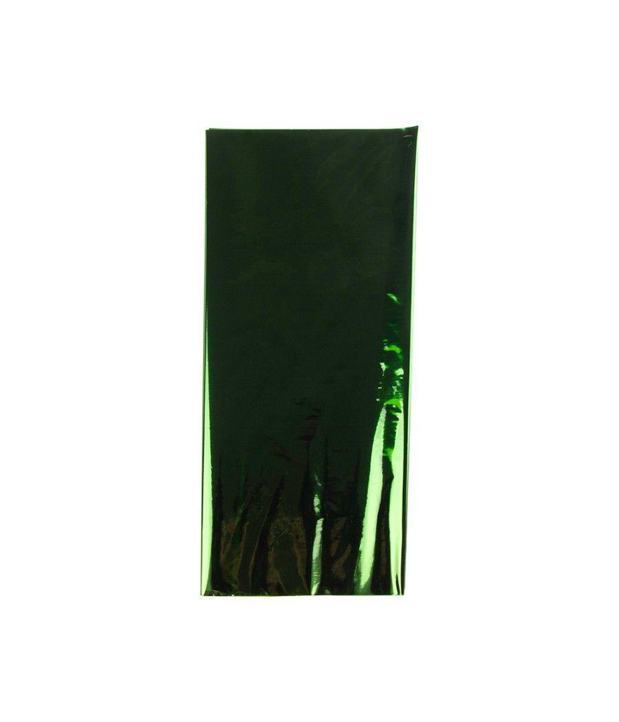 Papel celofán liderpapel 50x70 cm 22g/m2 bolsa de 5 hojas verde - Imagen 3