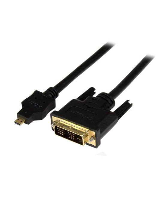 StarTech.com Cable de 1m Adaptador Conversor Micro HDMI a DVI-D para Tablet y Teléfono Móvil - Convertidor de Vídeo para Disposi