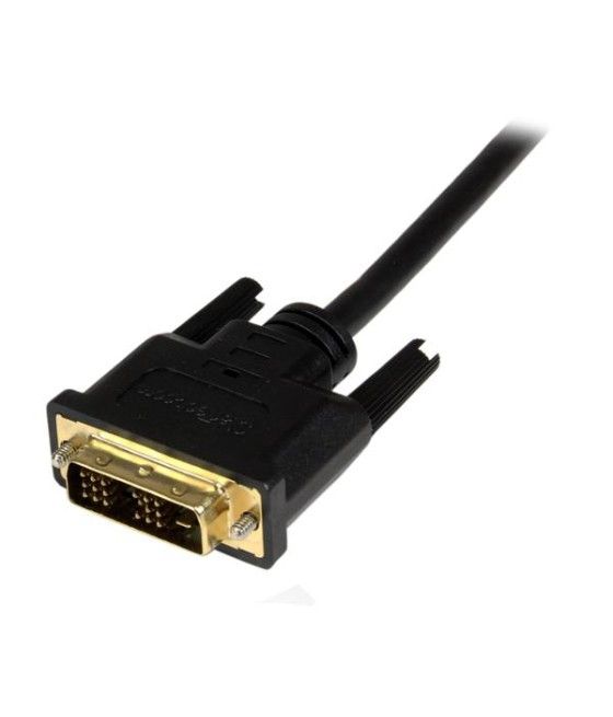 StarTech.com Cable de 2m Adaptador Conversor Micro HDMI a DVI-D para Tablet y Teléfono Móvil - Convertidor de Vídeo para Disposi