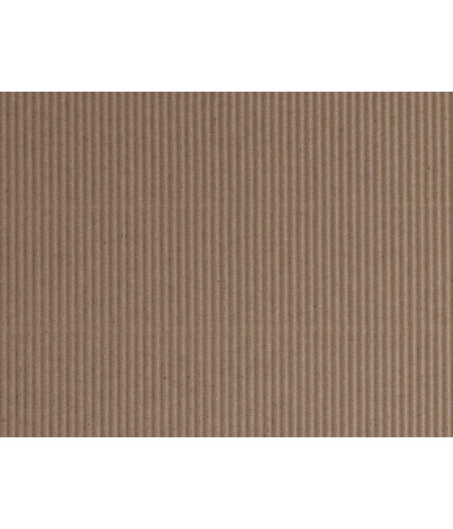 Cartón ondulado liderpapel 50 x 70cm 320g/m2 marron pack 10 unidades - Imagen 3