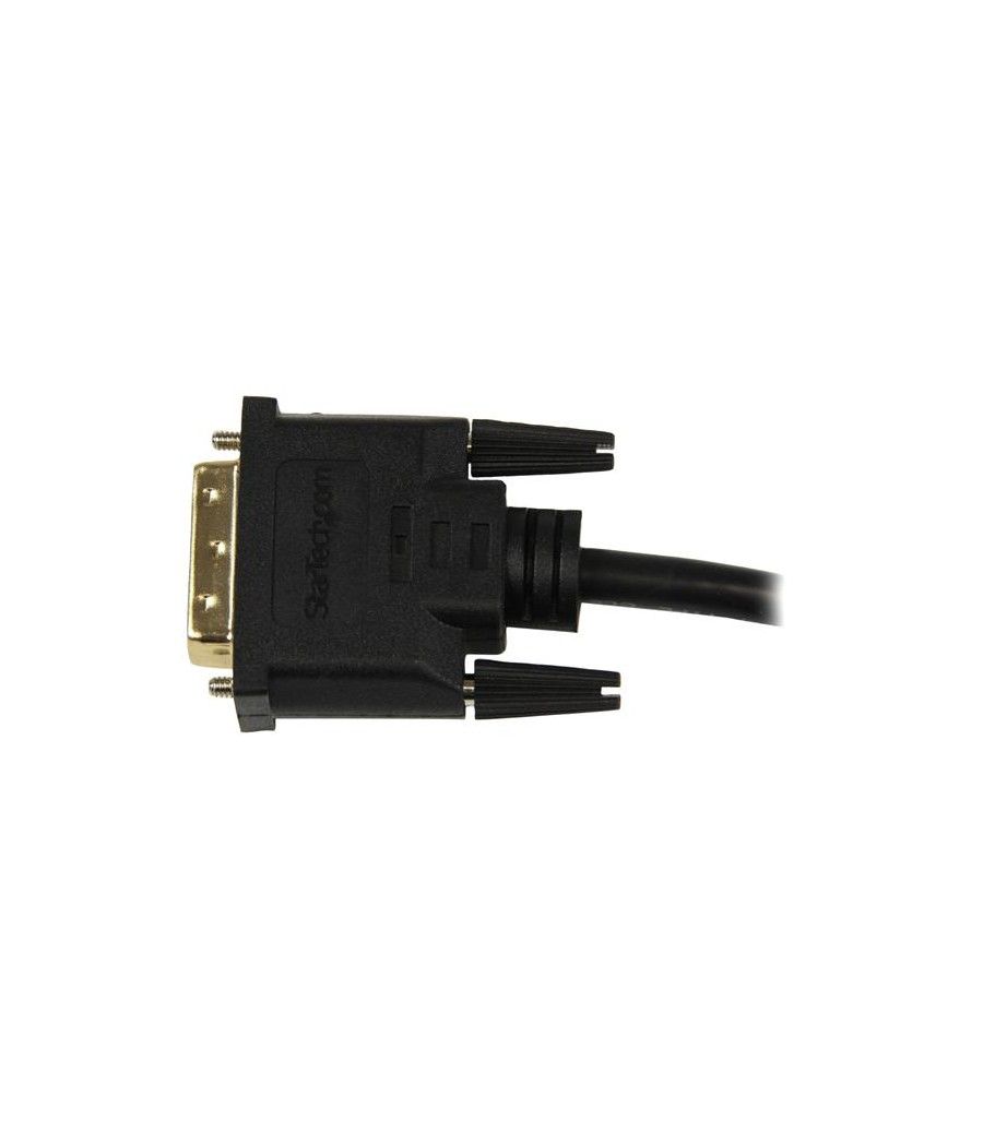 StarTech.com Adaptador de 20cm HDMI a DVI - DVI-D Macho - HDMI Hembra - Cable Conversor de Vídeo - Negro - Imagen 5