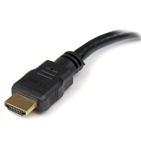 StarTech.com Adaptador de 20cm HDMI a DVI - DVI-D Hembra - HDMI Macho - Cable Conversor de Vídeo - Negro - Imagen 3
