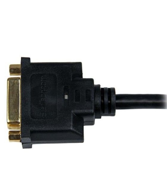 StarTech.com Adaptador de 20cm HDMI a DVI - DVI-D Hembra - HDMI Macho - Cable Conversor de Vídeo - Negro - Imagen 5