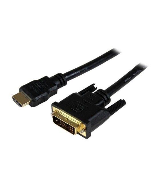 StarTech.com Cable HDMI a DVI 1,5m - DVI-D Macho - HDMI Macho - Adaptador - Negro - Imagen 1