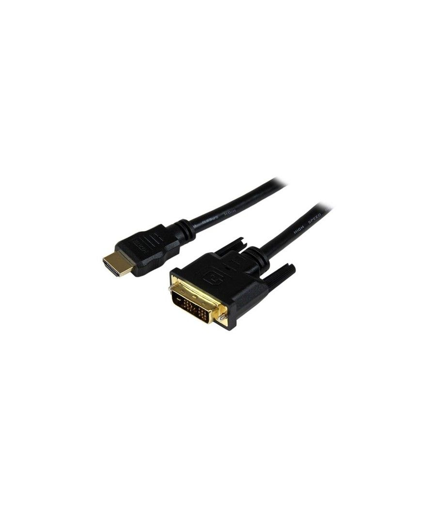 StarTech.com Cable HDMI a DVI 1,5m - DVI-D Macho - HDMI Macho - Adaptador - Negro - Imagen 1