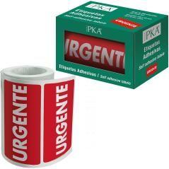 Dohe packia rollo etiquetas adhesivas preimpresas para envÍos / 100 x 50 mm / "urgente" - Imagen 1