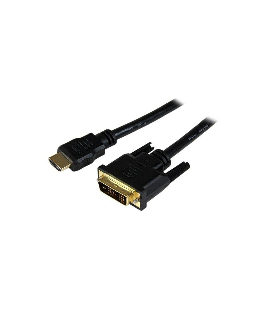 StarTech.com Cable HDMI a DVI 1,5m - DVI-D Macho - HDMI Macho - Adaptador - Negro - Imagen 2