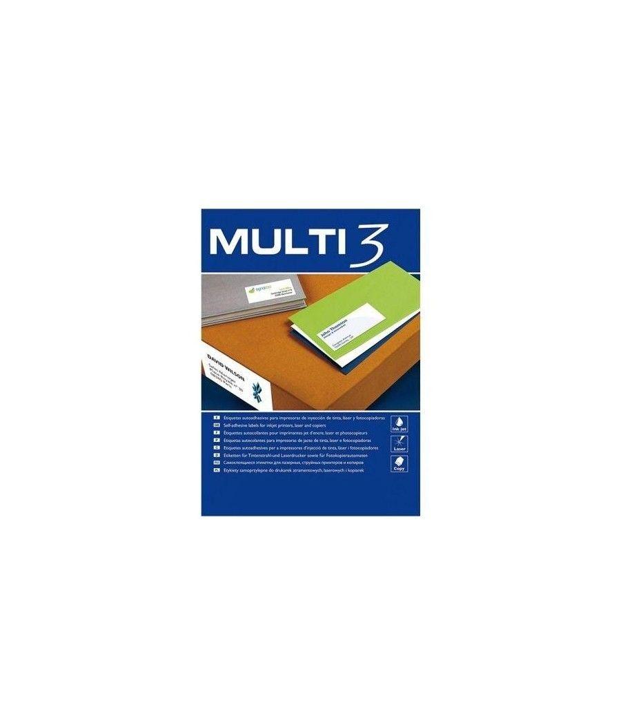 Multi-3 etiquetas 70,0x16,9 100 hojas - Imagen 1