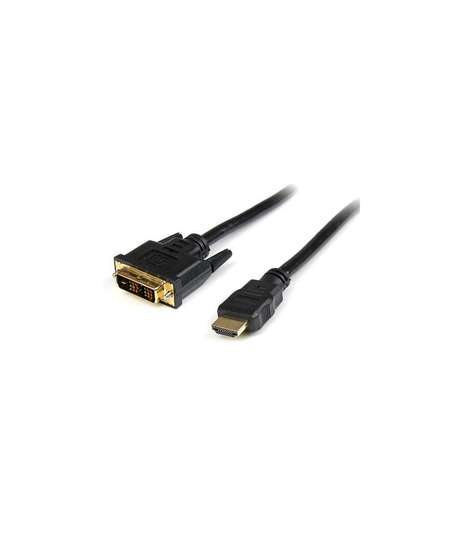 StarTech.com Cable HDMI a DVI 1m - DVI-D Macho - HDMI Macho - Adaptador - Negro - Imagen 1