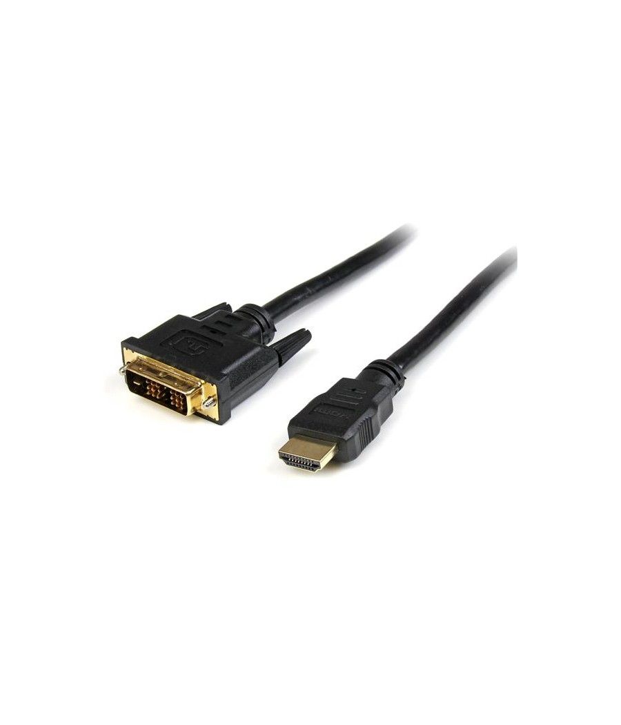 StarTech.com Cable HDMI a DVI 1m - DVI-D Macho - HDMI Macho - Adaptador - Negro - Imagen 2