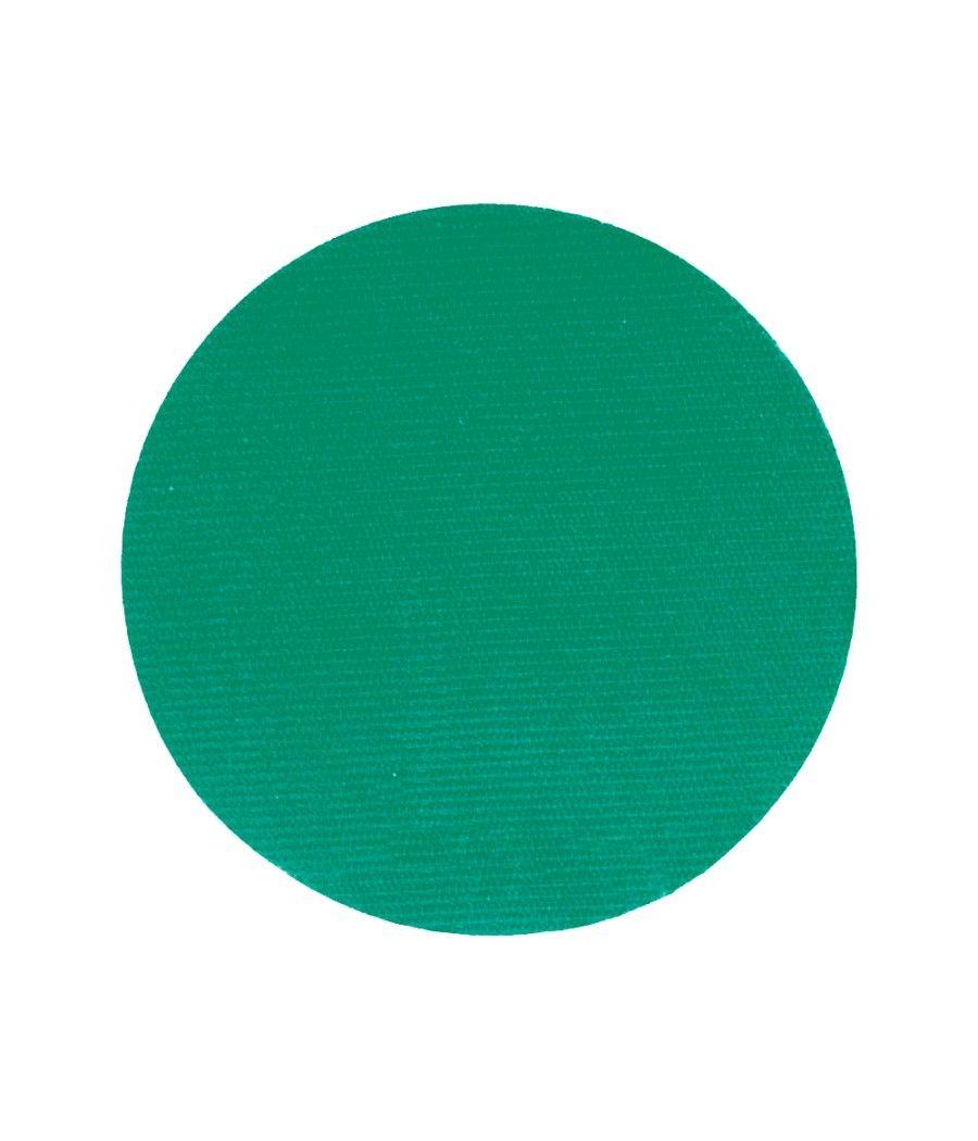 Disco de cierre plico velcro autoadhesivo 20 mm diametro color verde caja de 200 unidades - Imagen 2