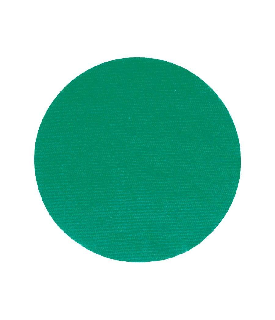Disco de cierre plico velcro autoadhesivo 20 mm diametro color verde caja de 400 unidades - Imagen 2