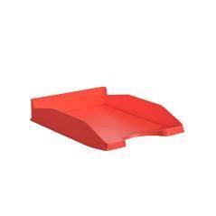 Archivo 2000 bandeja archivo 2000 apilable en 3 posiciones fondo liso formato din a4 y folio 345x255x60 mm rojo