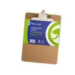 Bismark carpeta folio 23x31,3 cm con pinza y base madera - Imagen 1