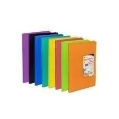 Carchivo carpeta carchiplás-book de polipropileno traslúcidos con 30 fundas soldadas folio verde