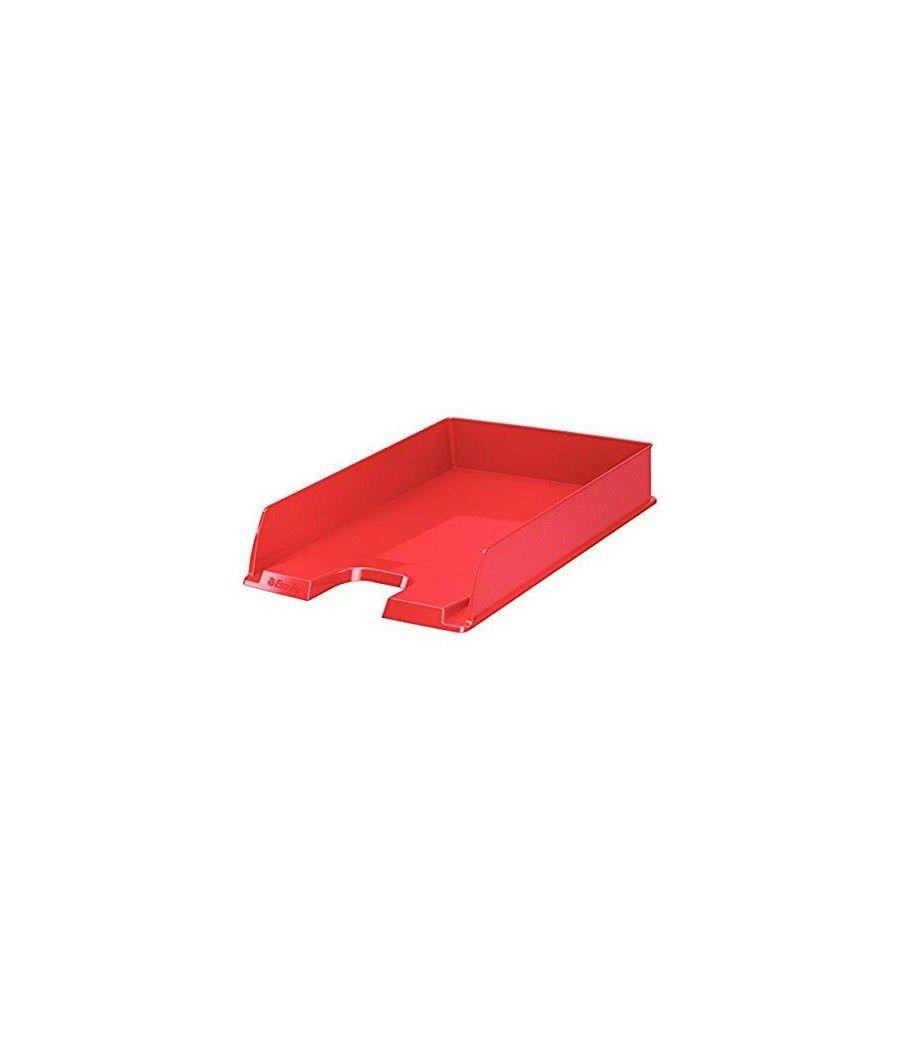 Esselte bandejas portadocumentos europost opacas formato vertical rojo vivida - Imagen 1