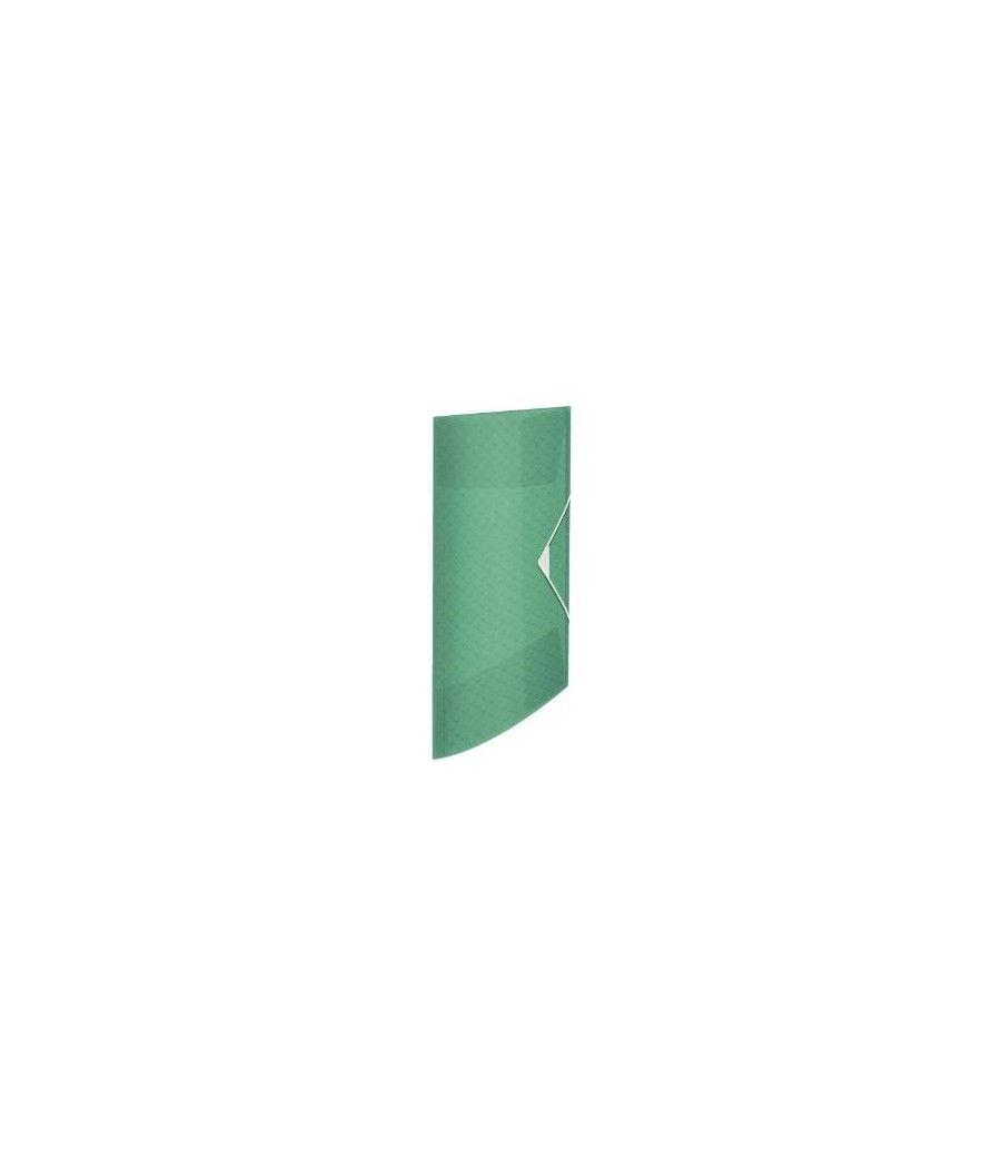 Esselte carpeta de gomas colour´ice 3 solapas a4 polipropileno verde translÚcido - Imagen 1