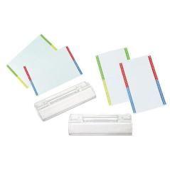 GrafoplÁs 10 visores + 10 tiras de etiquetas para carpetas colgantes colores surtidos -bolsa- - Imagen 1