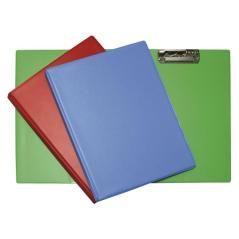 Grafoplás carpeta con pinza colors miniclip folio c/bolsa interior pvc azul