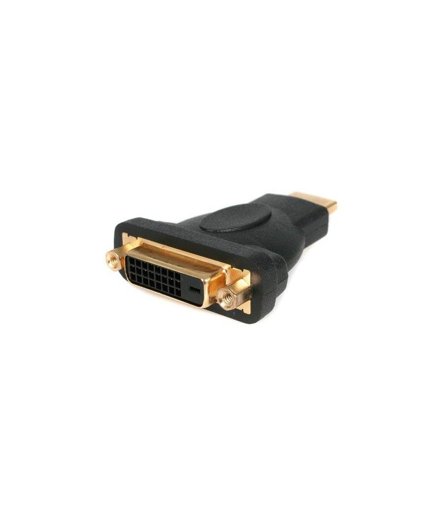 StarTech.com Adaptador HDMI a DVI - DVI-D Hembra - HDMI Macho - Conversor - Negro - Imagen 1