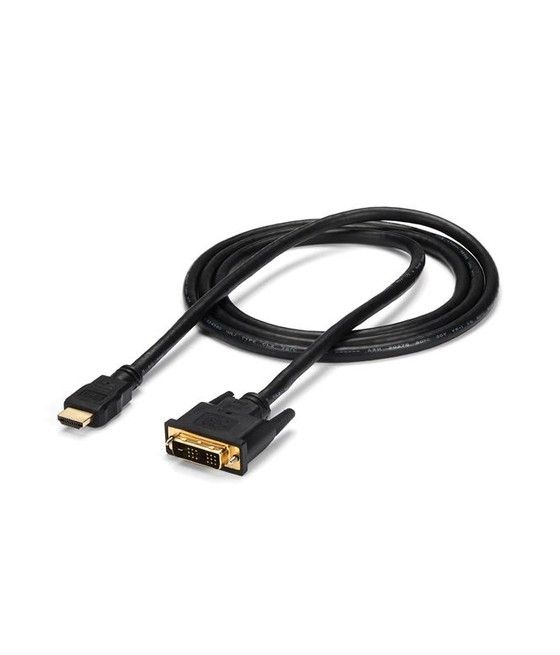 StarTech.com Cable Adaptador Conversor HDMI a DVI-D de 1,8m - Macho a Macho - Convertidor de Vídeo - Negro - Imagen 2