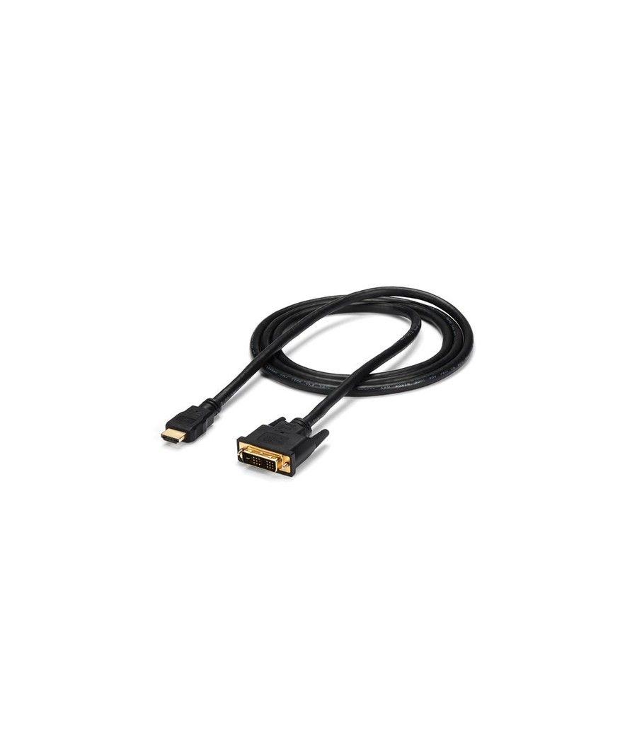 StarTech.com Cable Adaptador Conversor HDMI a DVI-D de 1,8m - Macho a Macho - Convertidor de Vídeo - Negro - Imagen 2
