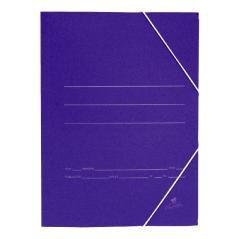 Mariola carpeta cartÓn bÁsica 500gr gomas solapa folio 34x25cm cartÓn mate azul -20u- - Imagen 1