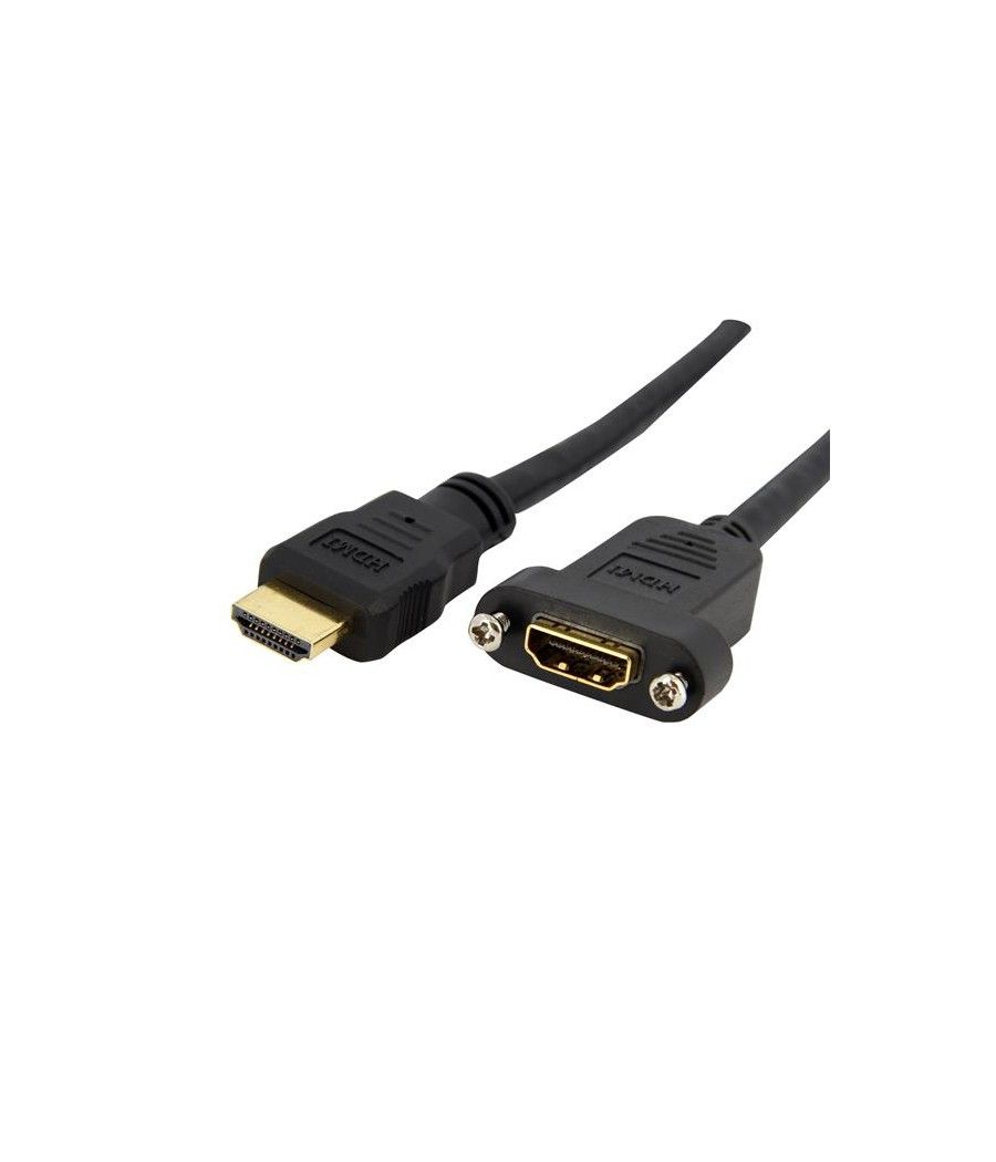 StarTech.com Cable HDMI de 91cm para montaje en Panel - Hembra a Macho - Imagen 2