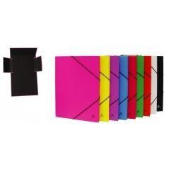 Mariola carpeta con gomas 3 solapas folio cartÓn forrado plastificado surtidos - Imagen 1