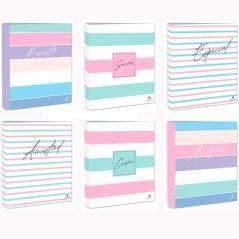 Mariola carpeta 4 anillas mixtas 40mm cartÓn forrado plastificado diseÑos surtidos - Imagen 1