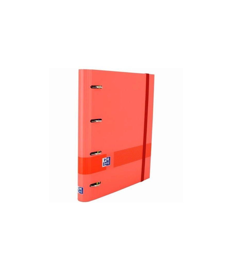 Oxford & you carpeta 4 anillas 35mm europeanbinder a4+ t/extradura c/recambio 5x5 watermelon - Imagen 1