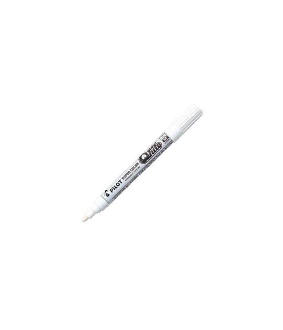 Pilot marcador permanente desechable blanco medio -12u- - Imagen 1