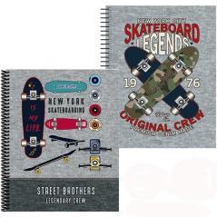 Senfort carpeta con 30 fundas espiral skateboard surtido - Imagen 1